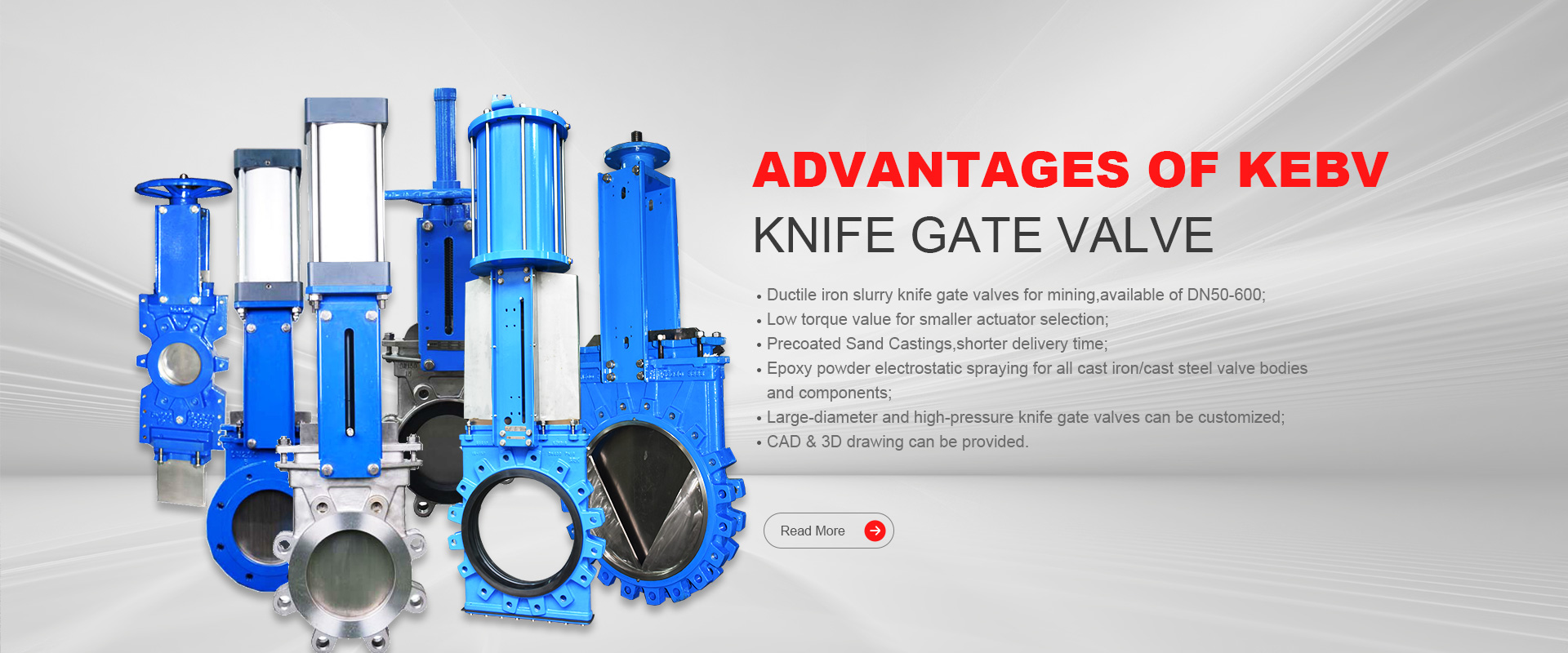 LARGE DIAMETER KNIFE GATE VALVE