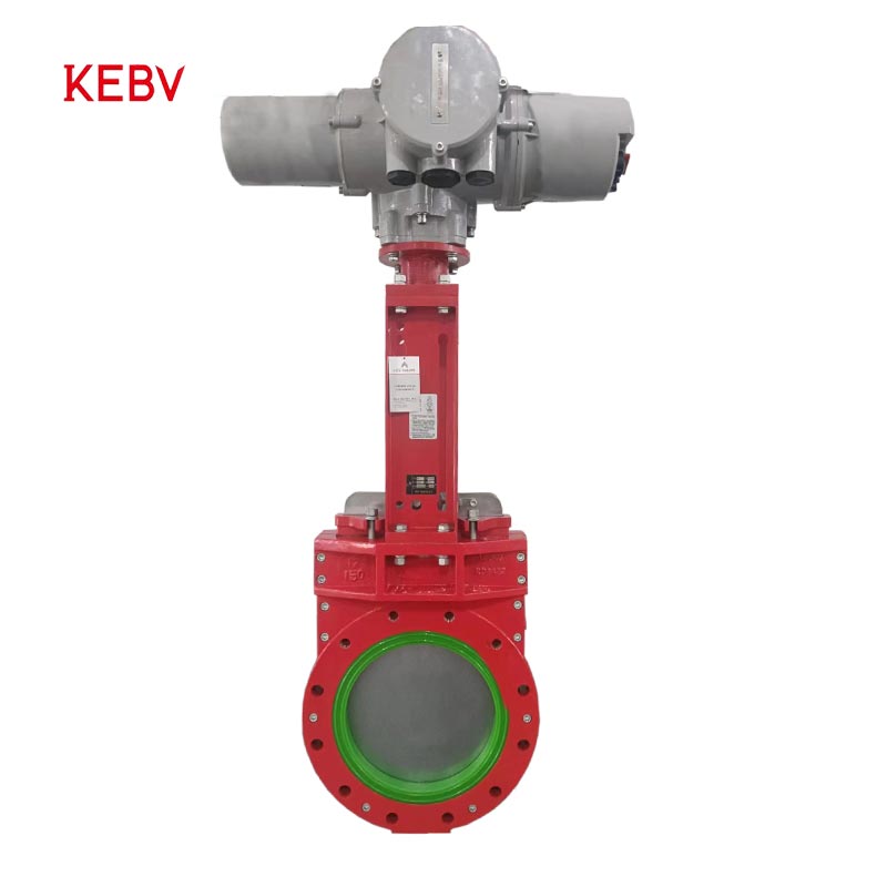 Slurry Knife Gate Valve-Polyurethane lining